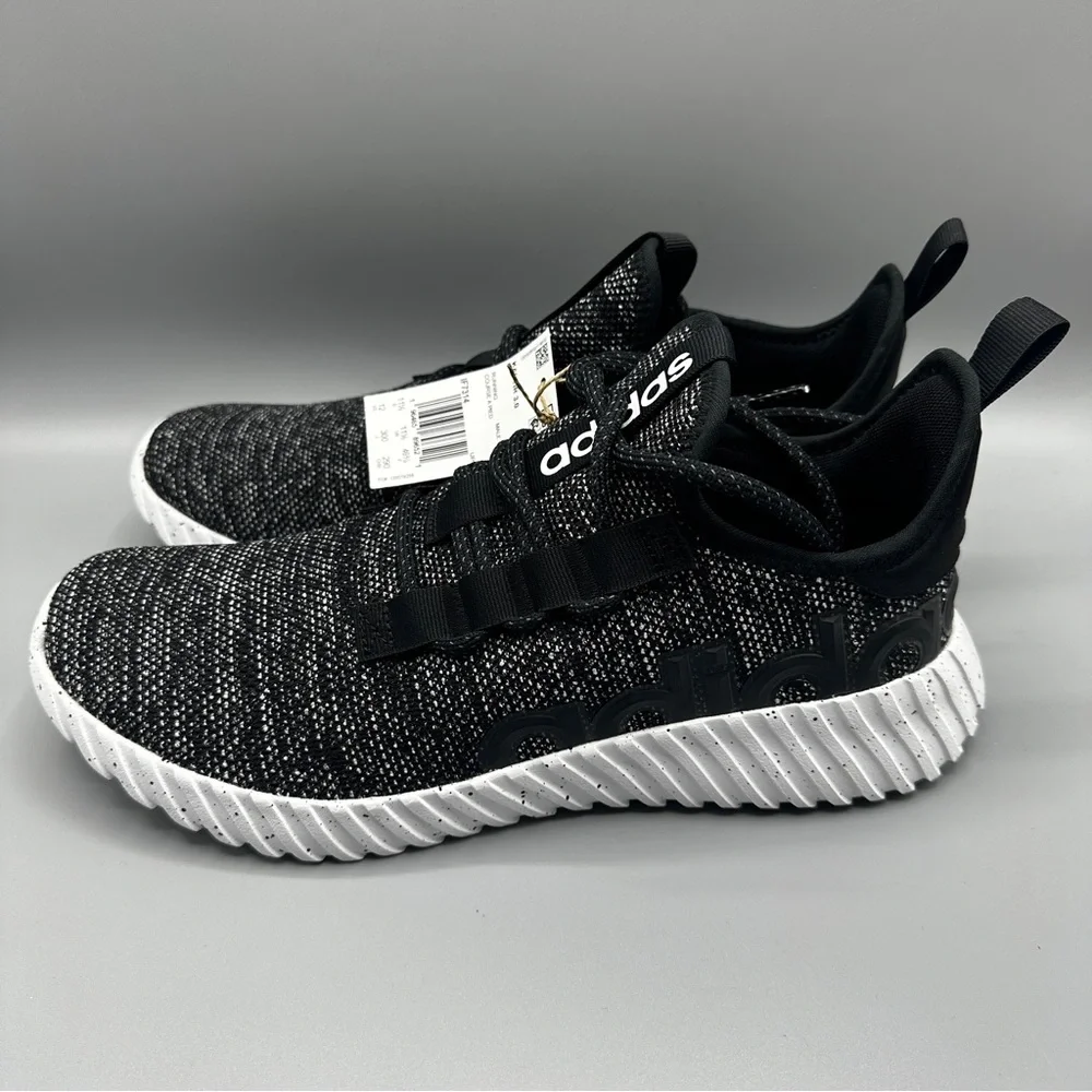 Adidas Kaptir 3.0 Running Athletic Gym Sneakers Men's Size 12 Black White